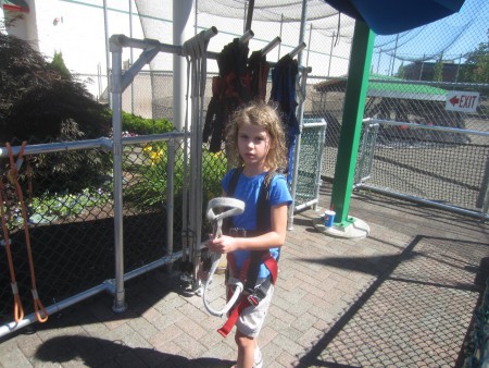 Getting safety harness